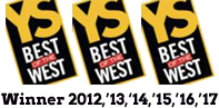 Best of the West winner 2012, ’13, ’14, ’15, ’16, ’17